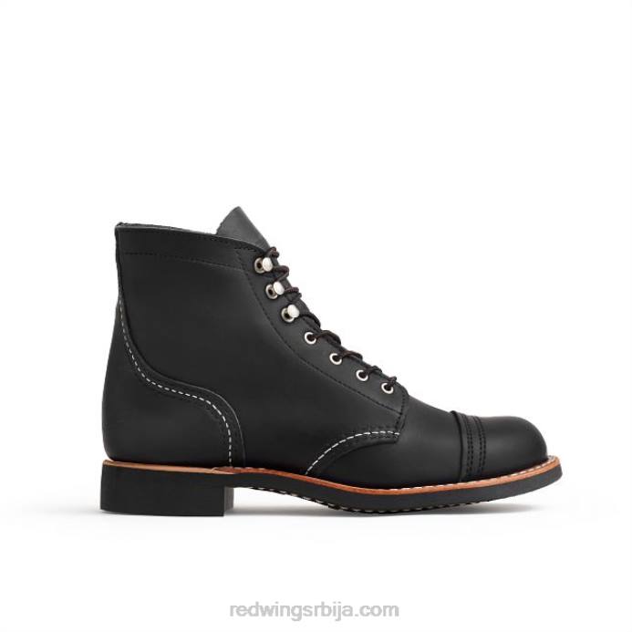 црн DHPH185 Red Wing Херитаге - стиле 3364 ирон рангер женска кратка чизма од ацампо коже