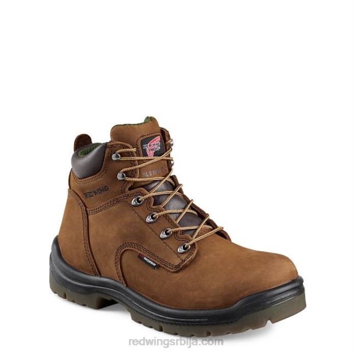 браон DHPH99 Red Wing Ворк - стиле 2231 суперсоле мушке 11-инчне сигурносне чизме на потезање