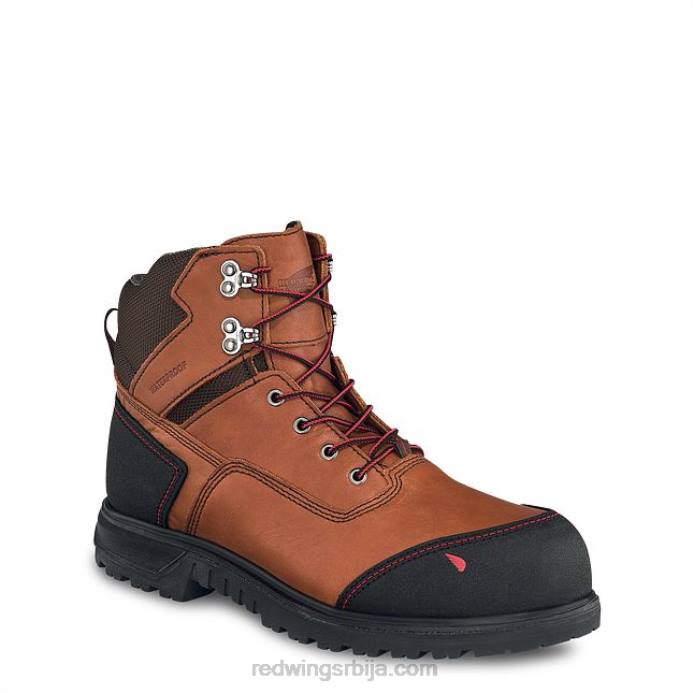 браон DHPH102 Red Wing ворк - стиле 3516 кинг тое адц мушке 8-инчне водоотпорне ЦСА метгуард сигурносне чизме