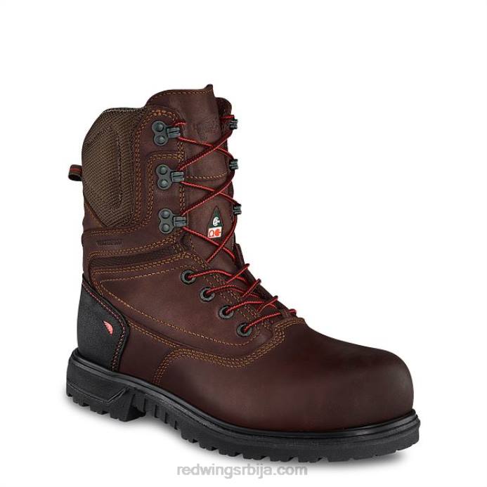 браон DHPH154 Red Wing Ворк - стиле 2444 трацтион тред лите женске водоотпорне сигурносне чизме од 6 инча