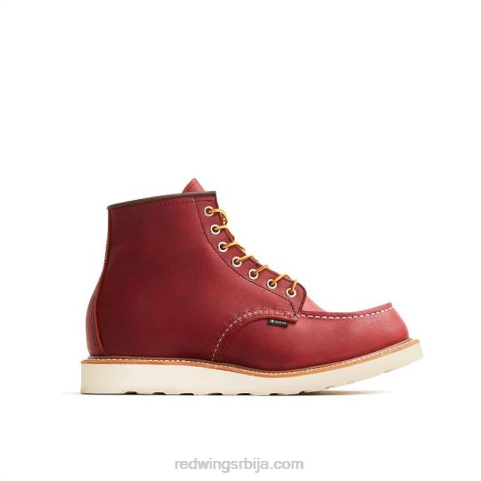 руссет DHPH171 Red Wing Херитаге - стиле 1907 цлассиц моц мушке чизме од 6 инча од грубе и чврсте коже
