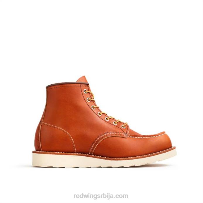 браон DHPH173 Red Wing Херитаге - стиле 8138 цлассиц моц мушке чизме од 6 инча од уљно мрље коже
