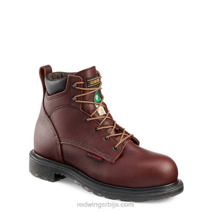 браон DHPH105 Red Wing ворк - стиле 2412 суперсоле 2.0 мушке 8-инчне изоловане, водоотпорне ЦСА сигурносне чизме