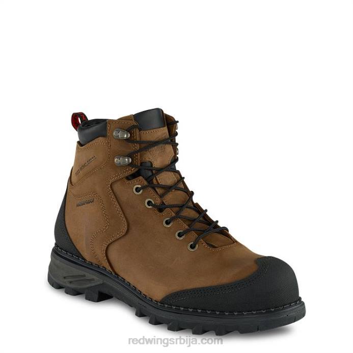 браон DHPH109 Red Wing Ворк - стиле 2415 трацтион тред мушке водоотпорне сигурносне чизме од 6 инча