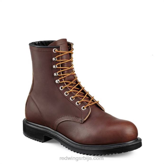 браон DHPH80 Red Wing Ворк - стиле 400 динафорце мушке 8-инчне водоотпорне чизме са меким прстима