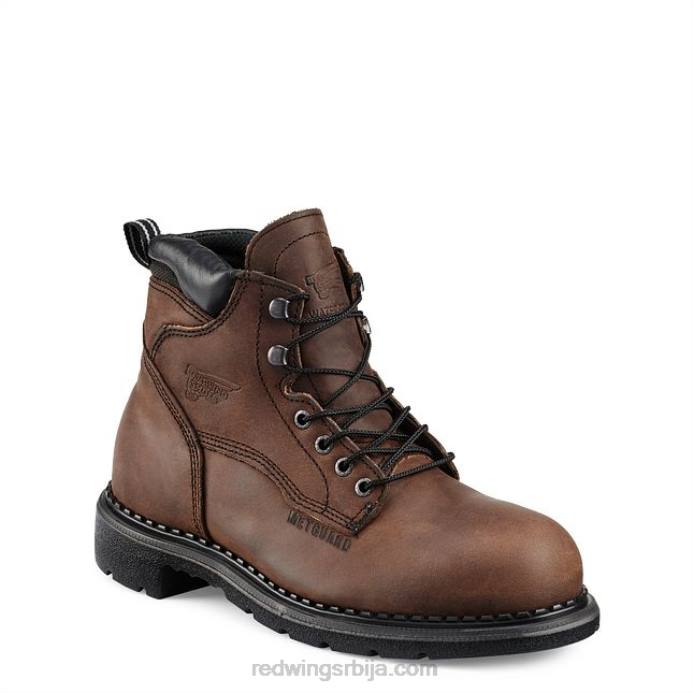 браон DHPH88 Red Wing Ворк - стиле 1412 суперсоле 2.0 мушке 8-инчне изоловане, водоотпорне чизме са меким прстима