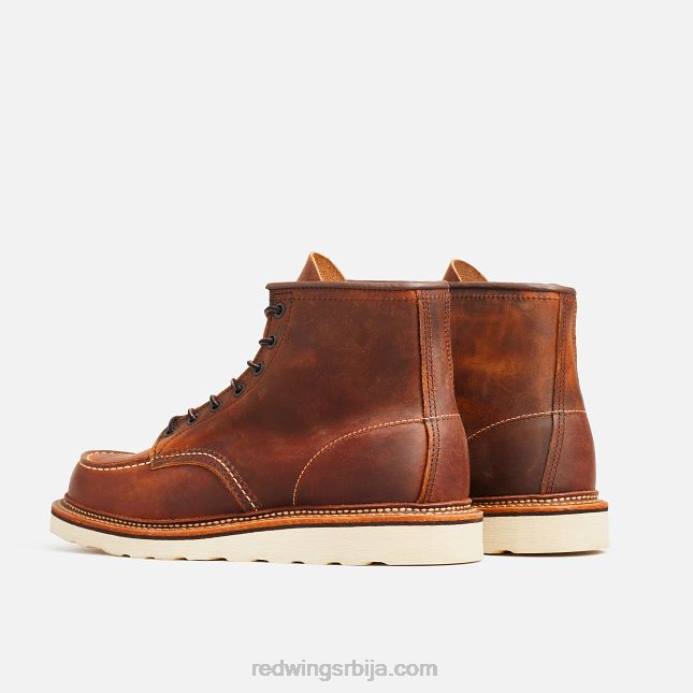 бакар DHPH172 Red Wing Херитаге - стиле 875 цлассиц моц мушке чизме од 6 инча од старе коже
