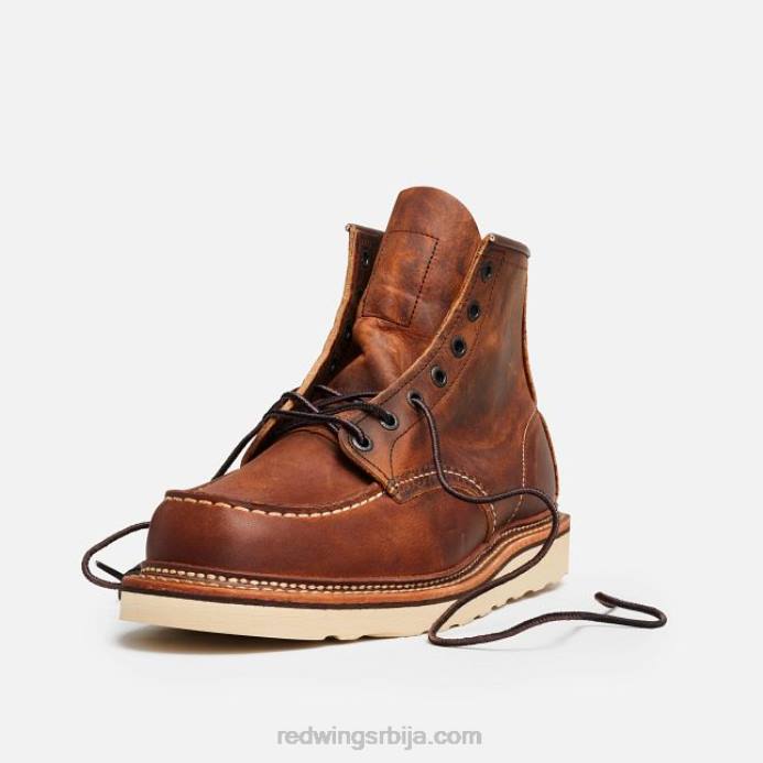 бакар DHPH172 Red Wing Херитаге - стиле 875 цлассиц моц мушке чизме од 6 инча од старе коже