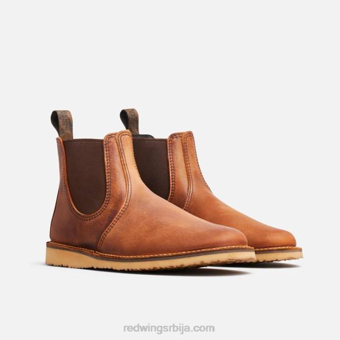 бакар DHPH179 Red Wing Херитаге - стиле 3404 цлара женске чизме са потпетицом од старе коже