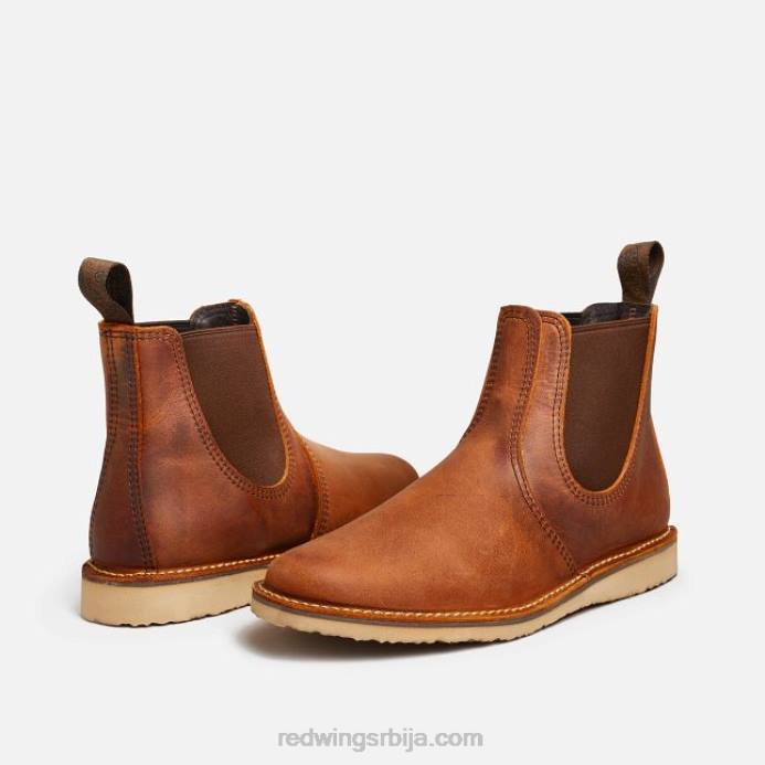бакар DHPH179 Red Wing Херитаге - стиле 3404 цлара женске чизме са потпетицом од старе коже