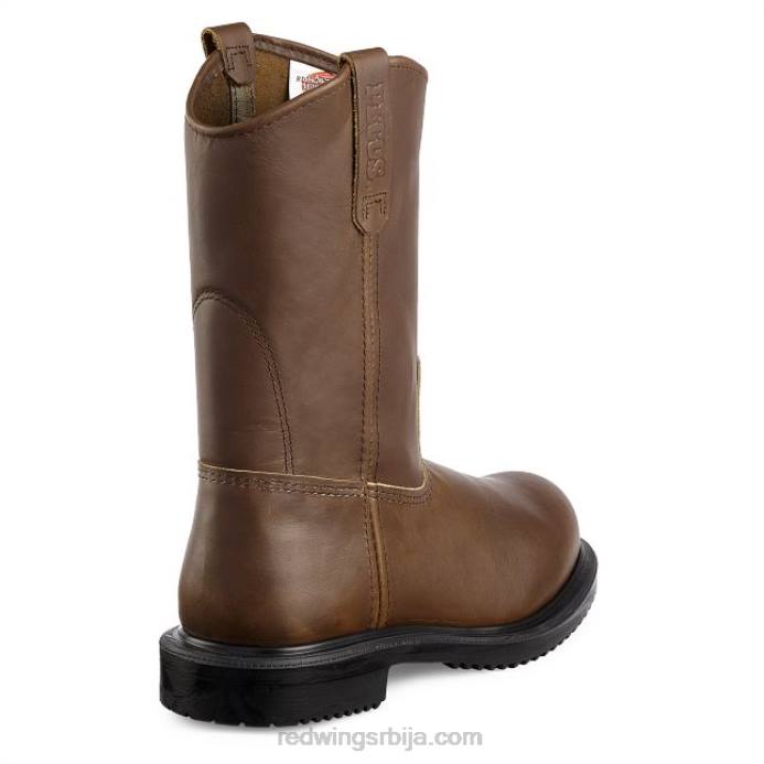 браон DHPH100 Red Wing Ворк - стиле 2452 екос лите мушке водоотпорне сигурносне чизме од 6 инча