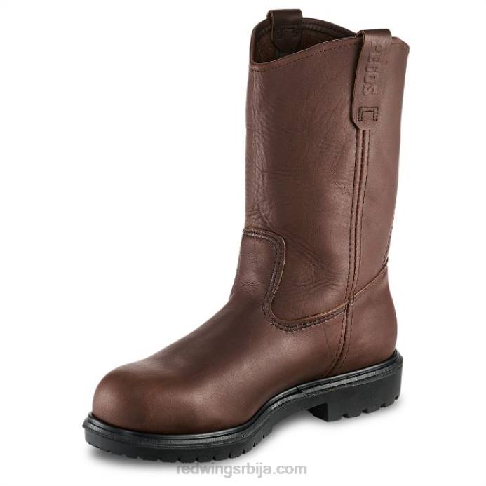 браон DHPH100 Red Wing Ворк - стиле 2452 екос лите мушке водоотпорне сигурносне чизме од 6 инча