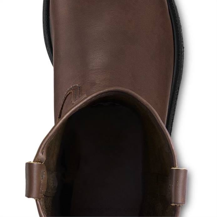 браон DHPH100 Red Wing Ворк - стиле 2452 екос лите мушке водоотпорне сигурносне чизме од 6 инча