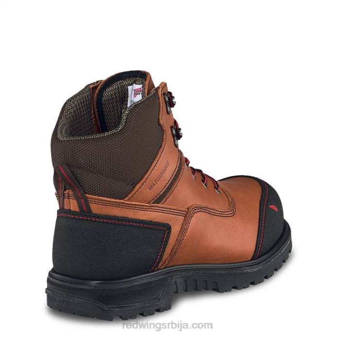 браон DHPH102 Red Wing ворк - стиле 3516 кинг тое адц мушке 8-инчне водоотпорне ЦСА метгуард сигурносне чизме