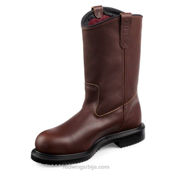браон DHPH104 Red Wing Ворк - стиле 3504 суперсоле 20 мушке 6-инчне водоотпорне ЦСА сигурносне чизме