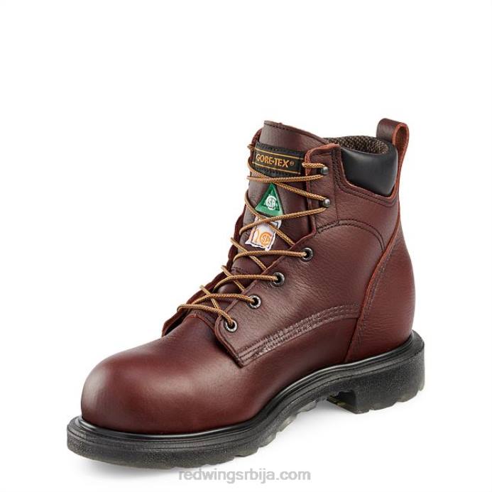 браон DHPH105 Red Wing ворк - стиле 2412 суперсоле 20 мушке 8-инчне изоловане водоотпорне ЦСА сигурносне чизме