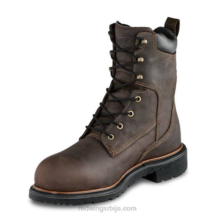 браон DHPH114 Red Wing Ворк - стиле 4420 Логгермак мушке водоотпорне сигурносне чизме од 9 инча