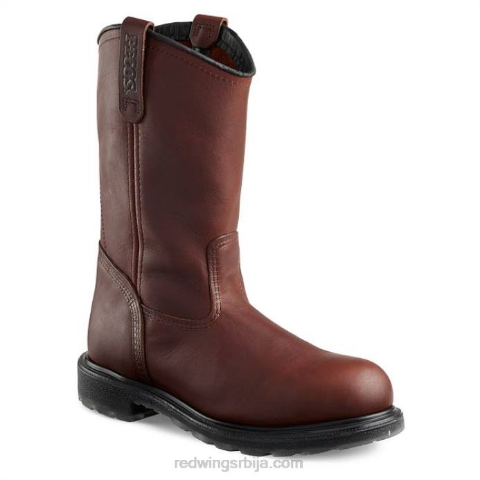 браон DHPH122 Red Wing Ворк - стиле 3508 суперсоле 20 мушке 8-инчне ЦСА сигурносне чизме