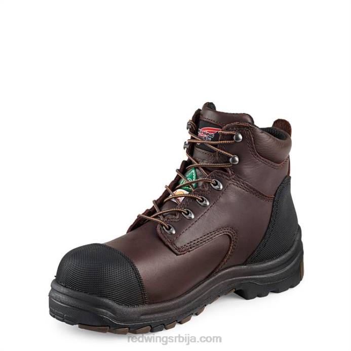 браон DHPH128 Red Wing Ворк - стиле 4217 динафорце мушке водоотпорне сигурносне чизме од 6 инча