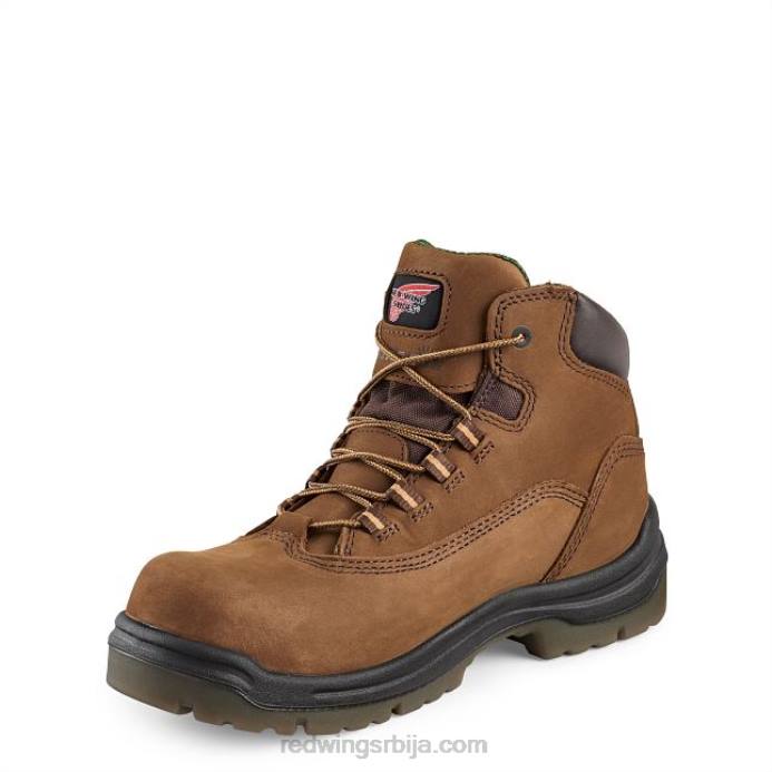 браон DHPH158 Red Wing ворк - стиле 1224 трацтион тред лите женске 6-инчне водоотпорне чизме са меким прстима