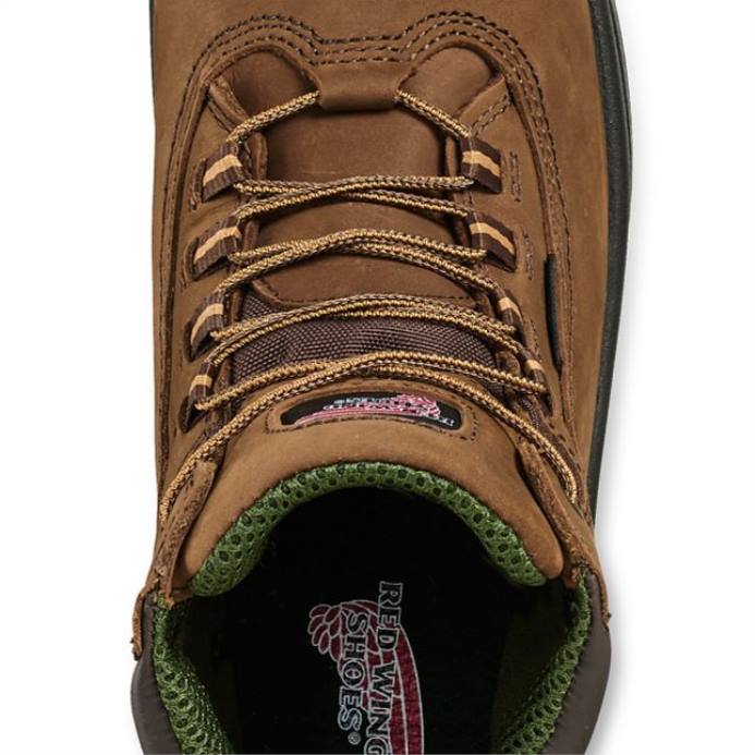 браон DHPH158 Red Wing ворк - стиле 1224 трацтион тред лите женске 6-инчне водоотпорне чизме са меким прстима