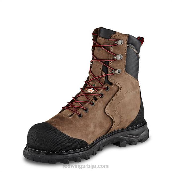 браон DHPH16 Red Wing стил 96520 кожни мушки каиш од грубе и чврсте коже