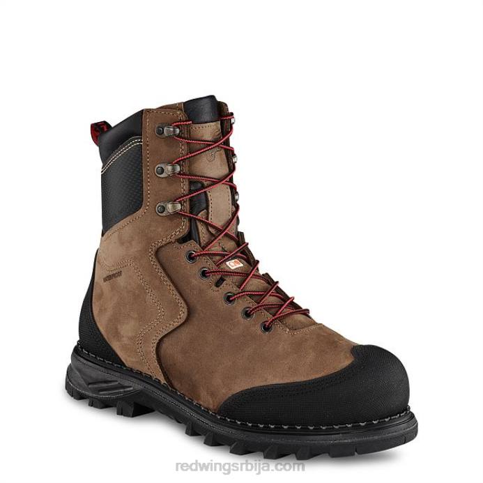 браон DHPH16 Red Wing стил 96520 кожни мушки каиш од грубе и чврсте коже