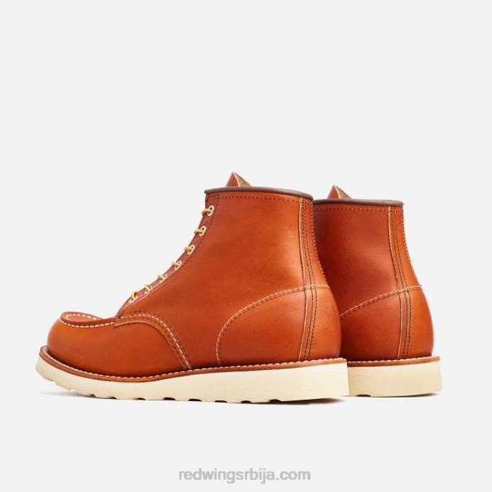 браон DHPH173 Red Wing Херитаге - стиле 8138 цлассиц моц мушке чизме од 6 инча од уљно мрље коже