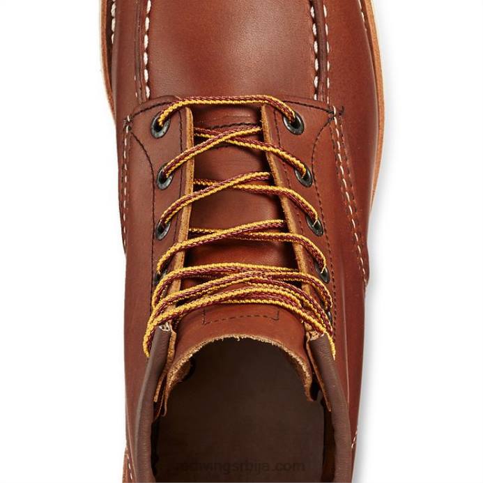 браон DHPH19 Red Wing стил 96548 кожни каиш мушки каиш од дакота коже