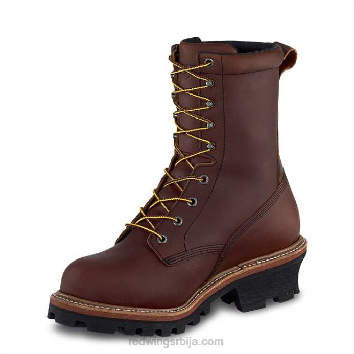 браон DHPH23 Red Wing стил 96523 кожни каиш мушки каиш од фронтенац коже