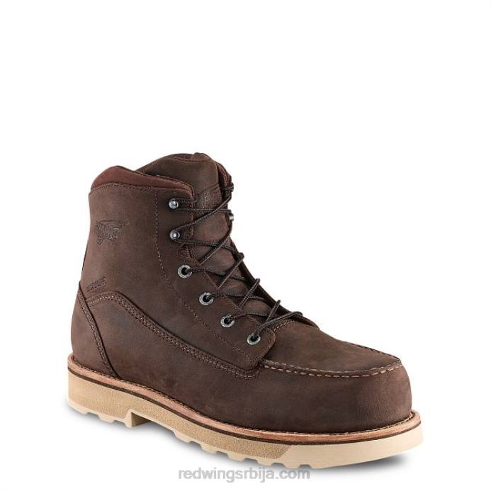 браон DHPH3 Red Wing стиле 97516 мушке мокасинке мокасинке обложене флисом мокасинке од овчије коже