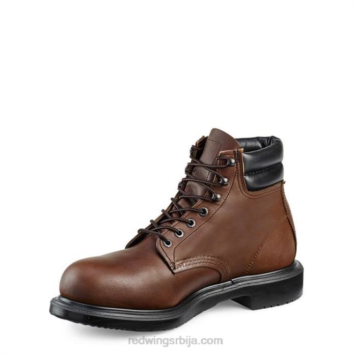 браон DHPH65 Red Wing Ворк - стиле 2216 Логгермак мушке 9-инчне водоотпорне чизме са сигурносним прстима