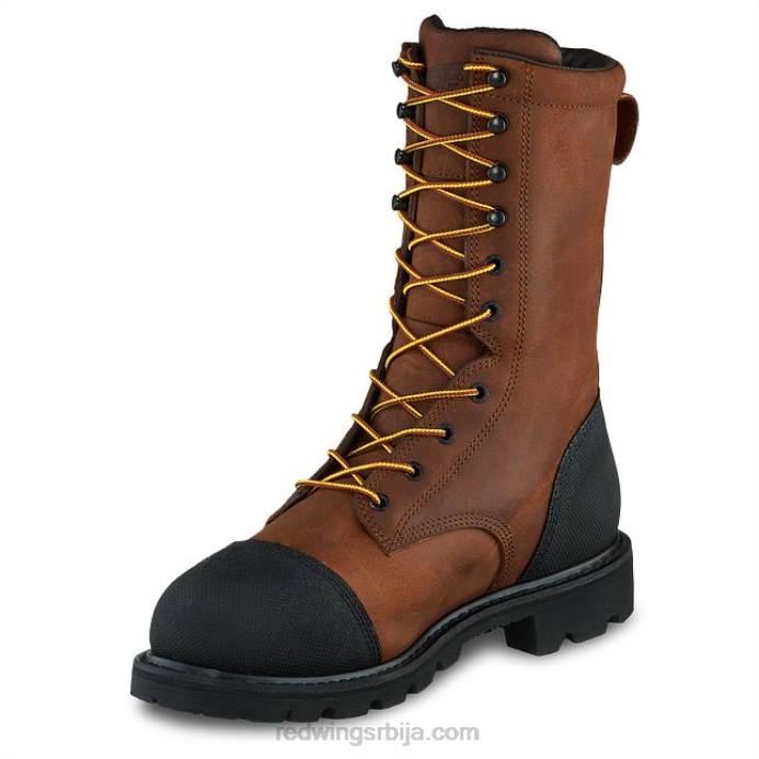 браон DHPH68 Red Wing Ворк - стиле 2401 флекфорце мушке водоотпорне сигурносне чизме од 6 инча