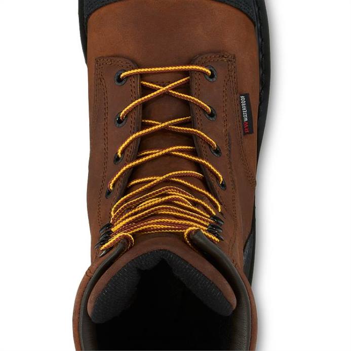 браон DHPH68 Red Wing Ворк - стиле 2401 флекфорце мушке водоотпорне сигурносне чизме од 6 инча