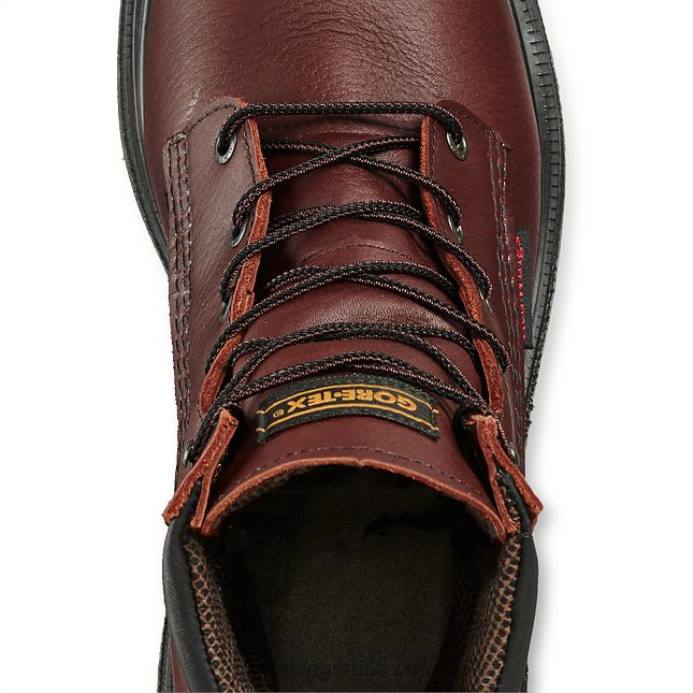 браон DHPH71 Red Wing Ворк - стиле 2491 макбонд мушке 8-инчне сигурносне чизме са боа