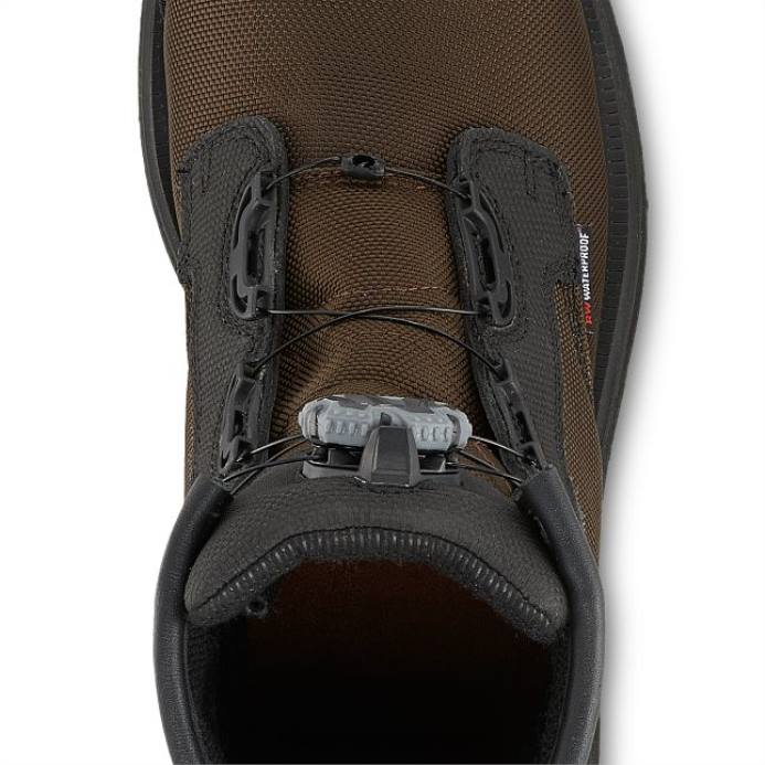 браон DHPH72 Red Wing Ворк - стиле 4423 црв мушке водоотпорне сигурносне чизме од 6 инча