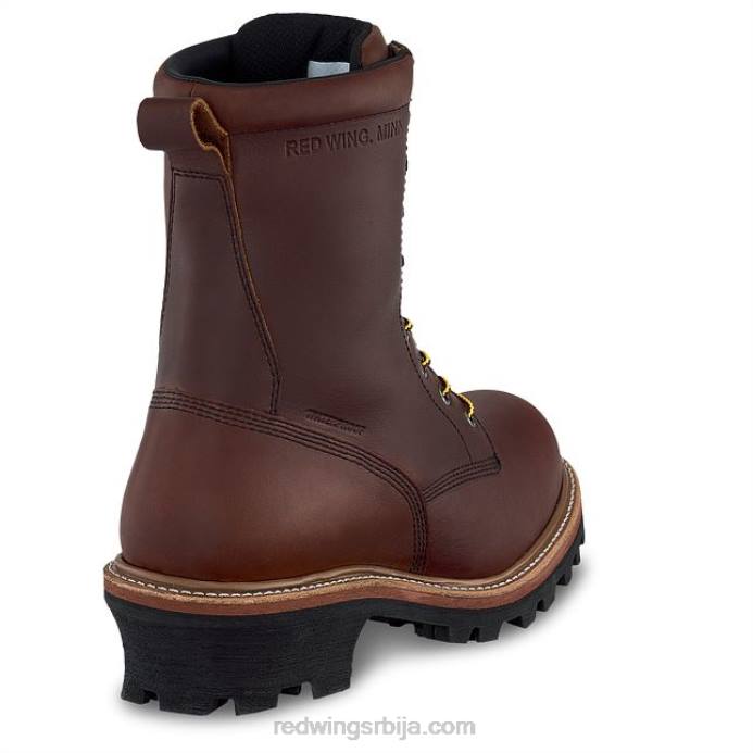 браон DHPH79 Red Wing Ворк - стиле 2233 суперсоле мушке 8-инчне сигурносне чизме