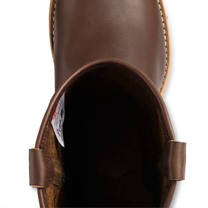 браон DHPH94 Red Wing ворк - стиле 411 трацтион тред мушке водоотпорне чизме са меким прстима од 8 инча