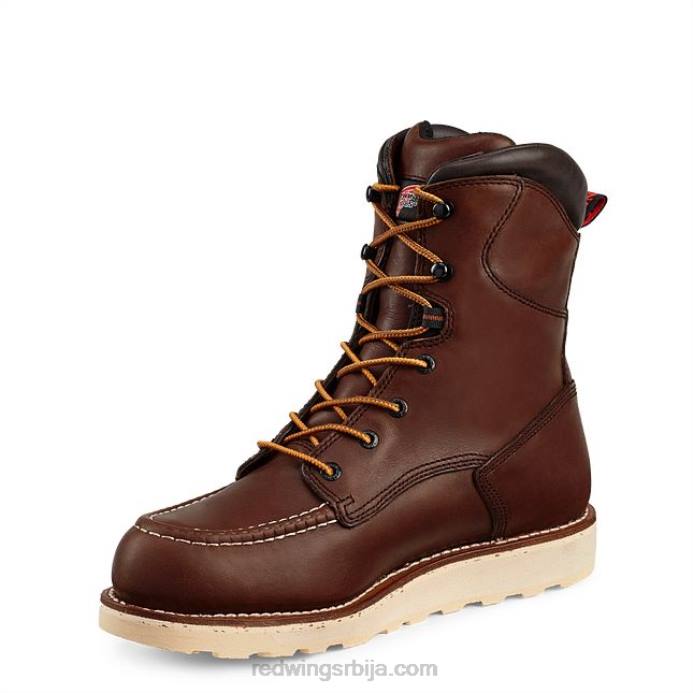 браон DHPH95 Red Wing Ворк - стиле 3530 кинг тое мушке 8-инчне водоотпорне ЦСА метгуард сигурносне чизме