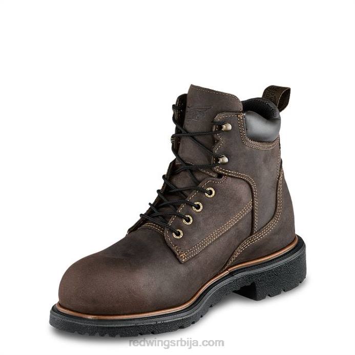 браон DHPH97 Red Wing ворк - стиле 3573 брнр кп мушке 8-инчне водоотпорне ЦСА сигурносне чизме
