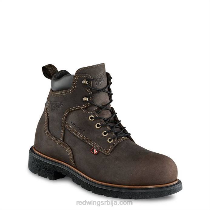 браон DHPH97 Red Wing ворк - стиле 3573 брнр кп мушке 8-инчне водоотпорне ЦСА сигурносне чизме