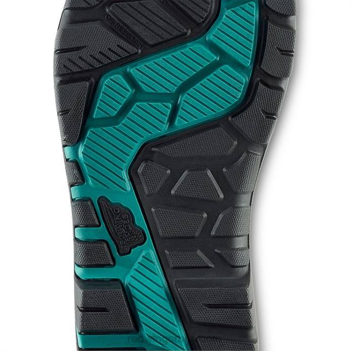 браон/тиркиз DHPH157 Red Wing Ворк - стиле 2340 кинг тое женске 5-инчне водоотпорне сигурносне чизме