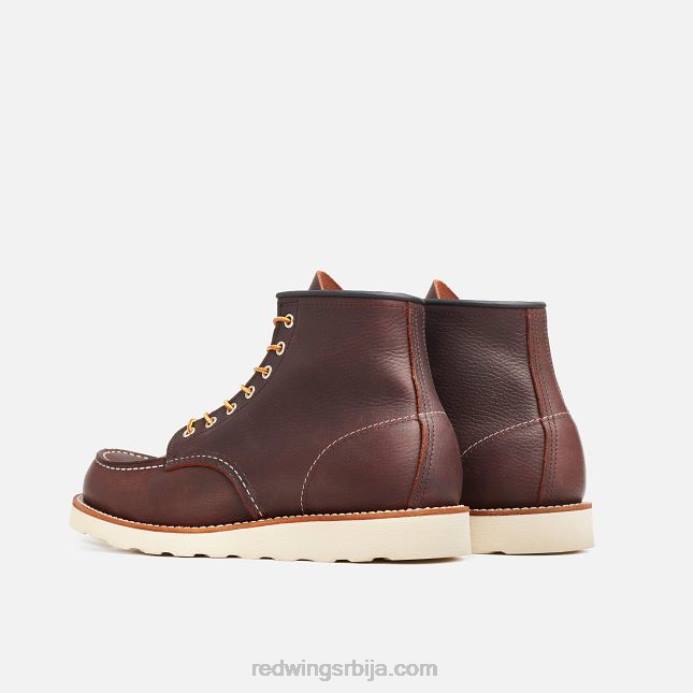 бриар DHPH174 Red Wing Херитаге - стиле 877 8-инчне класичне моц мушке 8-инчне чизме од старе коже