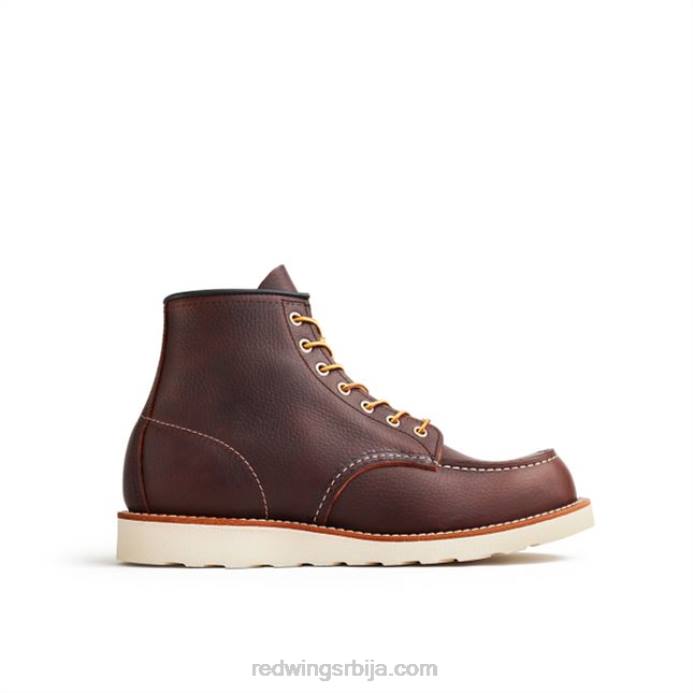 бриар DHPH174 Red Wing Херитаге - стиле 877 8-инчне класичне моц мушке 8-инчне чизме од старе коже