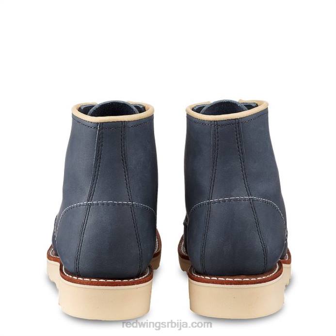 индиго DHPH190 Red Wing Херитаге - стиле 3383 6-инчна класична моц женска кратка чизма од ивице коже