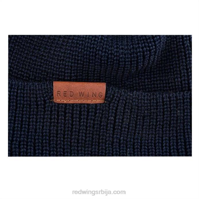 морнарица DHPH267 Red Wing плетена капа од мерино вуне стил 97491 унисекс плетена капа од мерино вуне