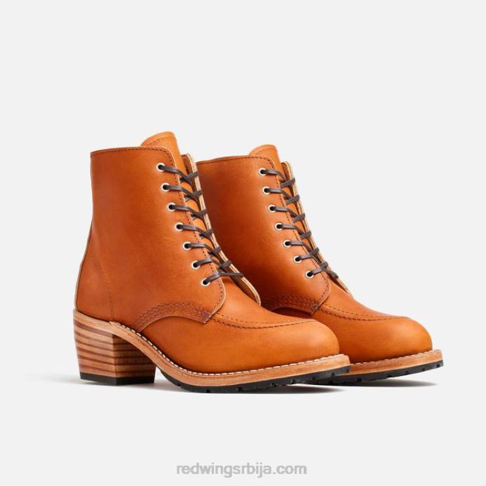 оро DHPH180 Red Wing Херитаге - стиле 3405 цлара женске чизме са потпетицом од ивице коже