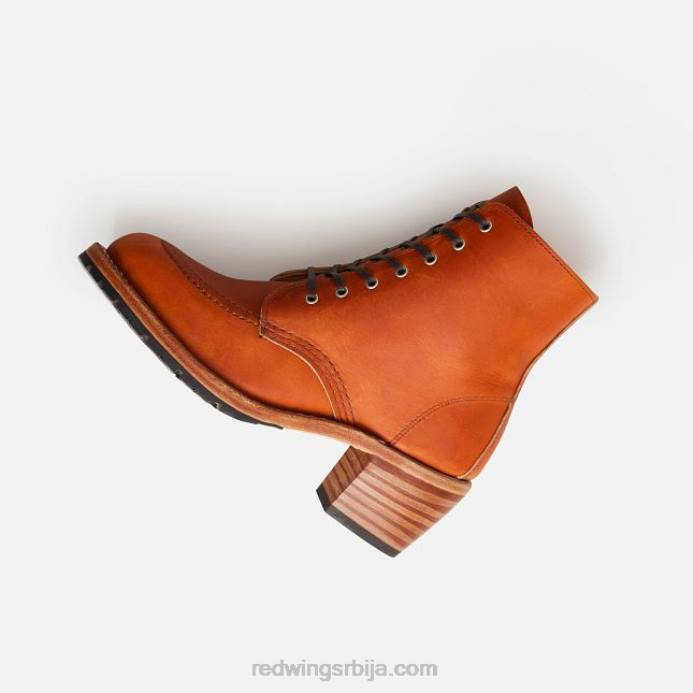 оро DHPH180 Red Wing Херитаге - стиле 3405 цлара женске чизме са потпетицом од ивице коже