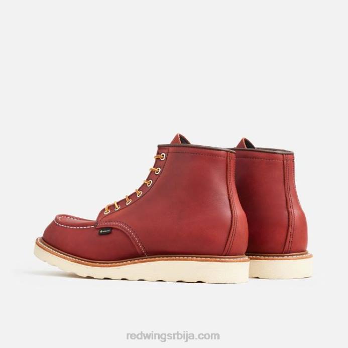 руссет DHPH171 Red Wing Херитаге - стиле 1907 цлассиц моц мушке чизме од 6 инча од грубе и чврсте коже