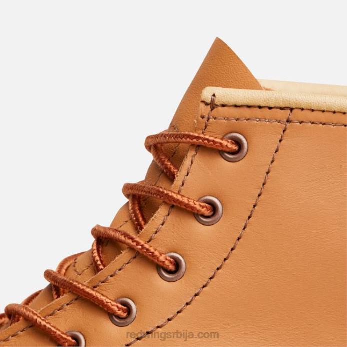 тан DHPH191 Red Wing Херитаге - стиле 3423 6-инчне класичне моц женске кратке чизме од буттер абилене коже